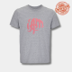 T-SHIRT - 93 VELOURS ROSE